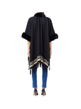 LIU JO SOFT1 Liu Jo Poncho Donna Nero Nero